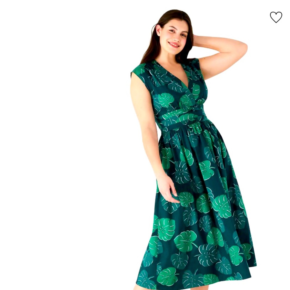 Kate Spade Monstera Leaves Dress